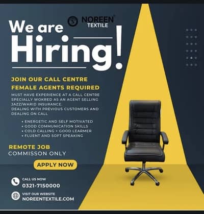 Female Sales Representative (Online Store)