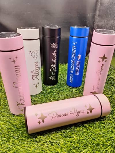 Customized Temperature water bottle hot n cool any design or name