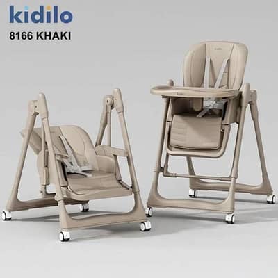 Kidilo Baby high chair plus swing 2 Iin 1