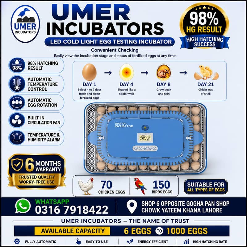 Automatic Egg Incubator | Egg Hatching Machine | Incubator | Brooder 3