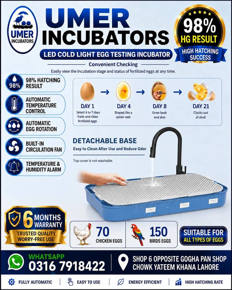 Automatic Egg Incubator | Egg Hatching Machine | Incubator | Brooder 13