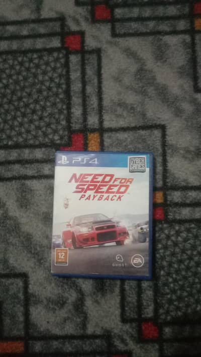 Need for speed Payback disc for ps4