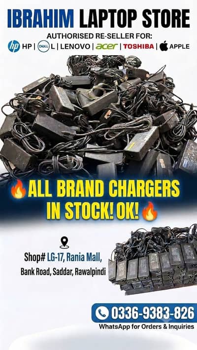 ALL BRANS ORIGINAL CHARGERS