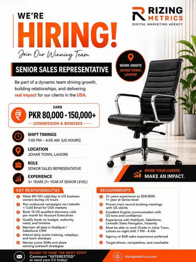 Senior Sales Representative