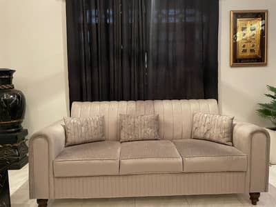 7 seater Malai Velvet sofa set