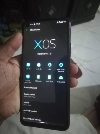infinix note 7 lite. . 4/64