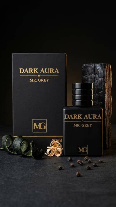Dark Aura MR. Grey Perfume | Premium Unisex Fragrance | 50ml