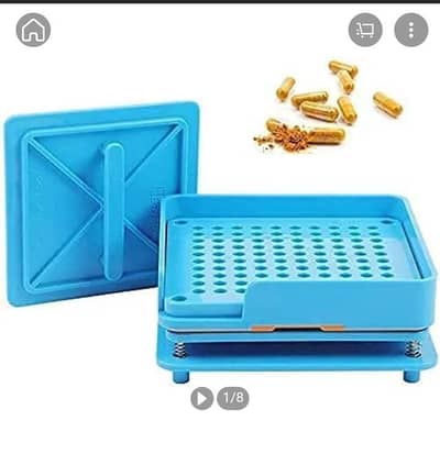 Capsule Filling Machine Manual Filler Size 00 / 0 / 1 / 2 (100 Holes)