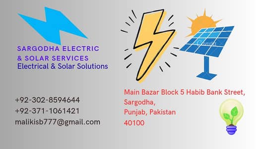Sargodha electric solar system