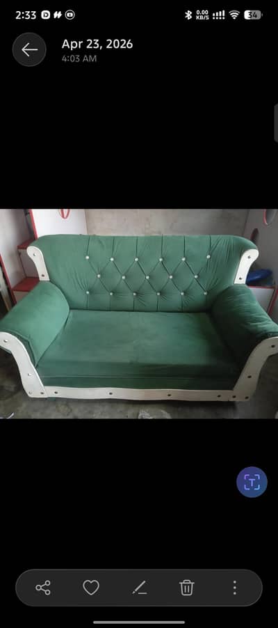 Green Cushion Sofa