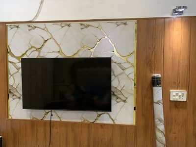 Fabric walpaper marble design