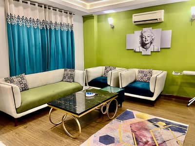 2BED FURNISH APARTMENT AVAILABLE DAILY WEEKLY BASIS FOR RENT IN ISLAMABAD F11
