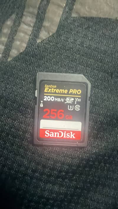 SanDisk 256GB Extreme PRO UHS-I SDXC Memory Card