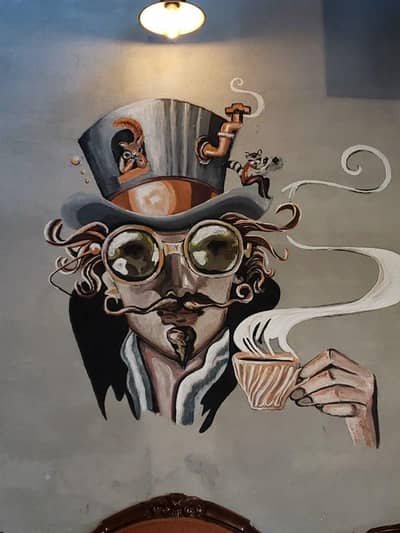 wall painting for resturants&cafe
