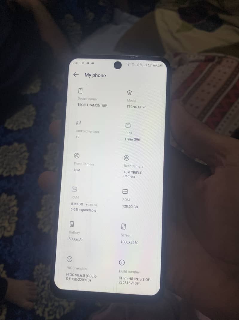 Tecno Camon 18P 3