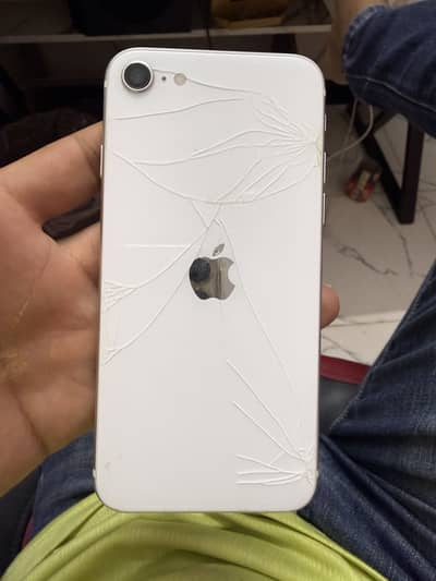 Apple iPhone SE 64gb pta approved back cracked