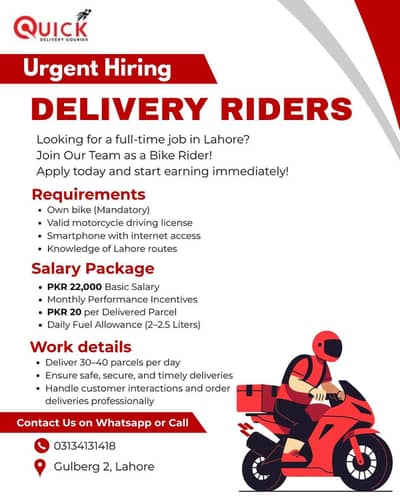 Delivery Rider courier