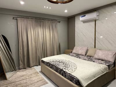 1 bed daily basis laxusry apartment available for rent in bahria town
