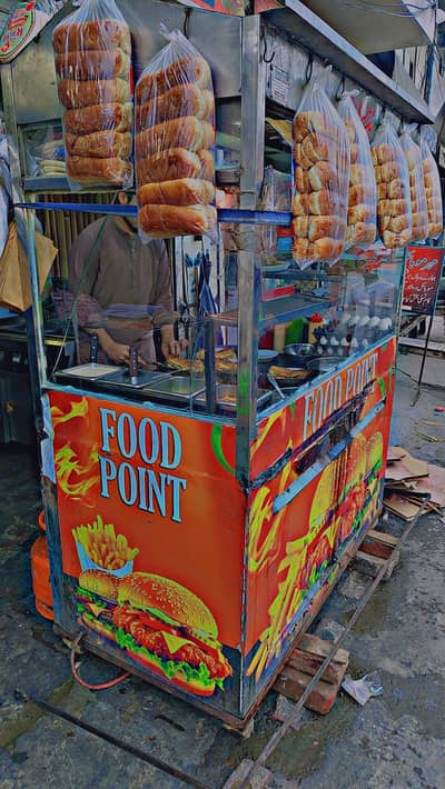 burger shawarma counter hot plate grilled stake counter working counte