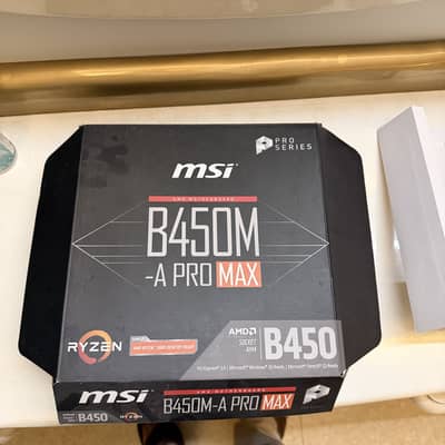 MSI B450m A pro max motherboard