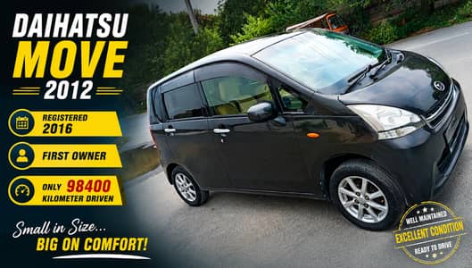 Daihatsu Move 2012 - First Owner Only 98400 Driven No Fault