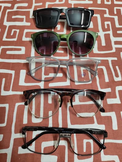 Ray Ban sunglasses eyeglasses metal frame glasses pads non slip