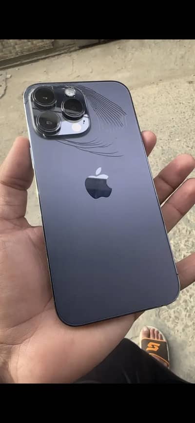 Apple iPhone 14 Pro Max Back Break 10/9 87% Battrry Health 128GB