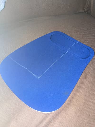 Ergonomic Wrist Support Mouse Pad Blue