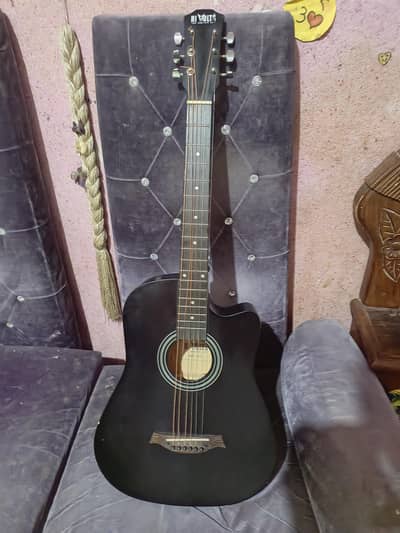 HI VOLTS acoustic guitar for sale in matte black colour
