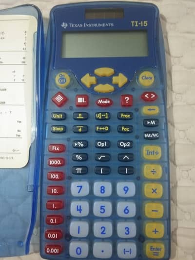 Ti 15 calculator on working condition