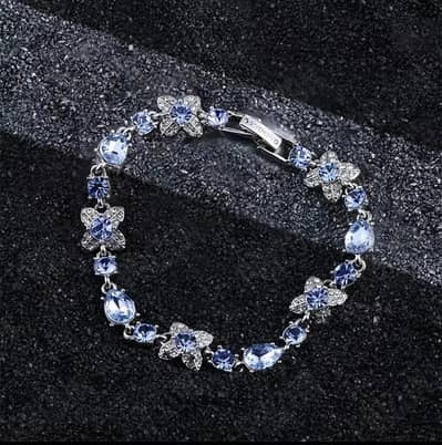 Blue Diamond Style Bracelet