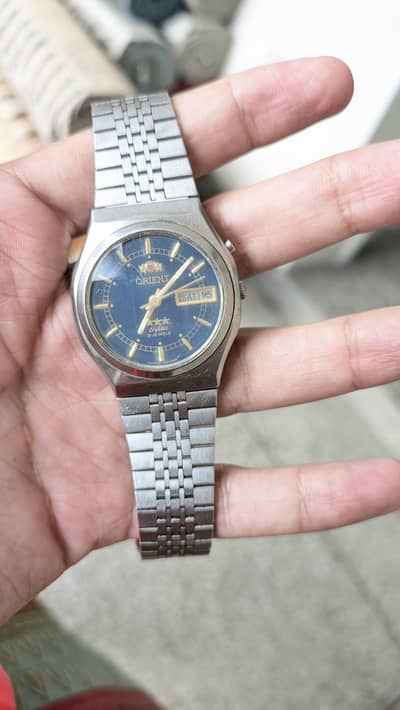 vintage Orient 3 Star (Tri-Star) Crystal Automatic watch