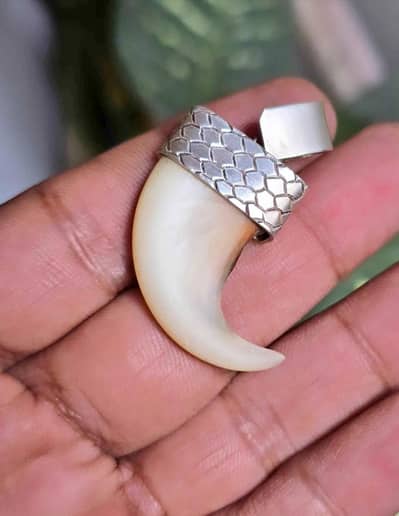 ORIGINAL LION NAIL PENDANT 925 SILVER