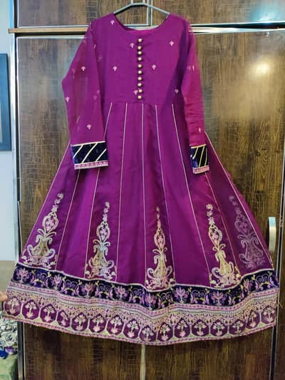 OmalbyKomal Original Frock with Dupatta – Worn Once | Like New