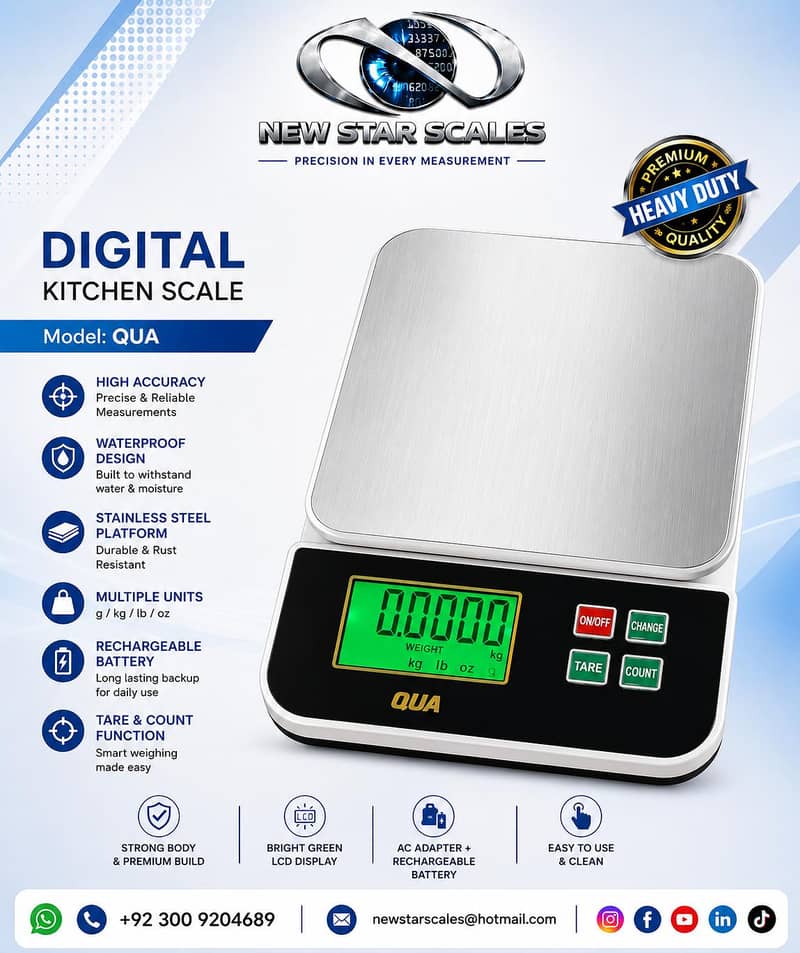 digital kitchen scale 0