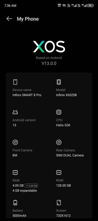 Infinix Smart 8 Pro