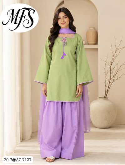 *Most Trending Purple Farshi Shalwar Article * ledies dress