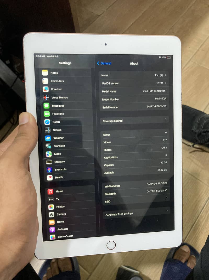Ipad 6th gen 0