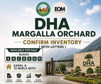 DHA Margallah Orchard 100 files inventory available block A lp qouta Demand 310