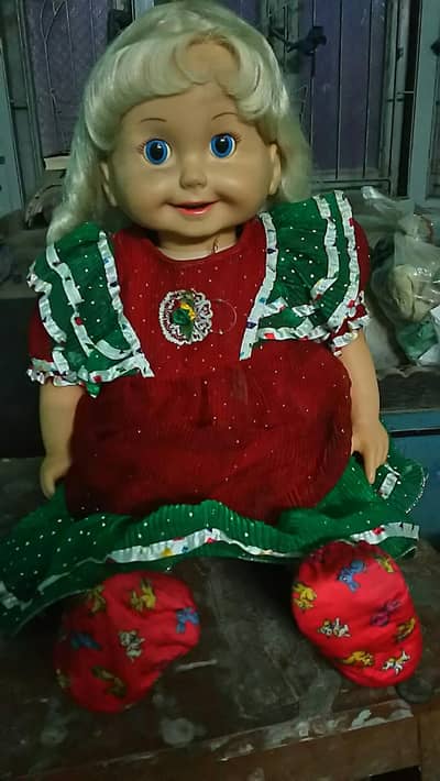imported tape player doll
