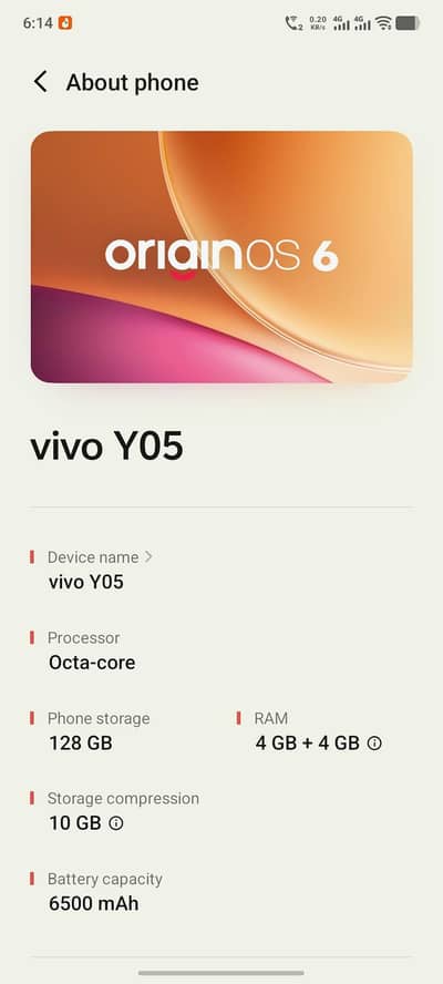 Vivo Y05
