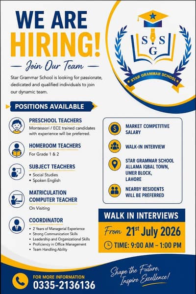 Teaching Jobs