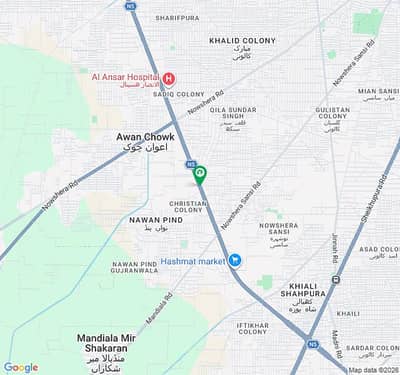 2 Kanal Plot For Sale Main G. T Road Grw Near Pindi Bypass