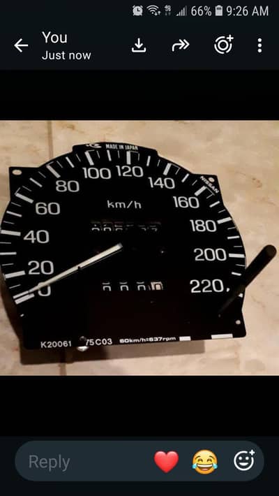 Nissan Sunny 1996-2005 Speedometer Machine