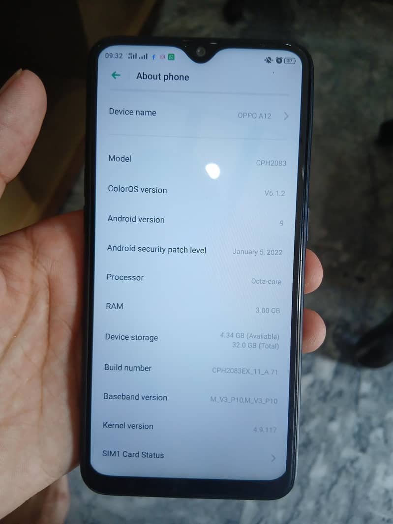 OPPO A12 3