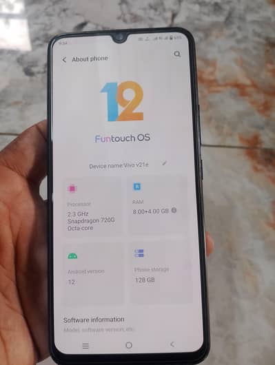 Vivo V21e 8gb 128gb
