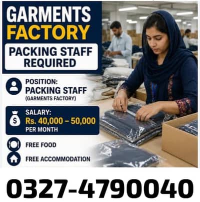 need urgent staff required in Sapphire textile