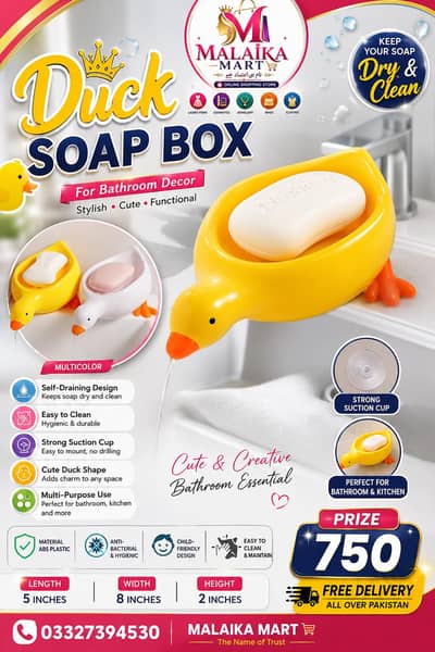 duck soap box for bathroom decor
