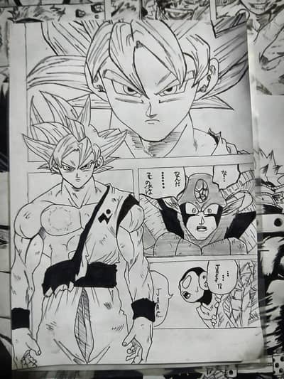 GOKU PANEl SKETCH