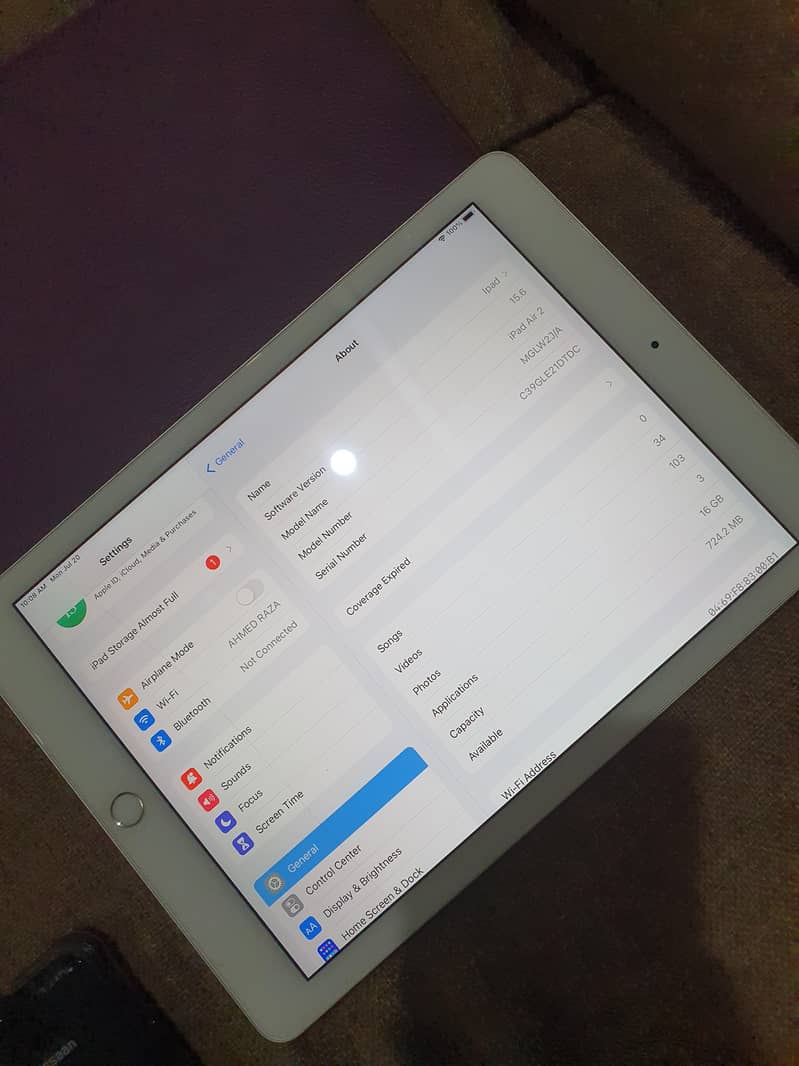iPad air 2 0